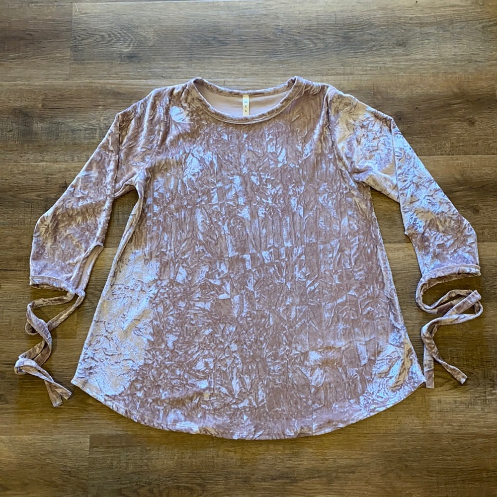 Velvet Tunic Top